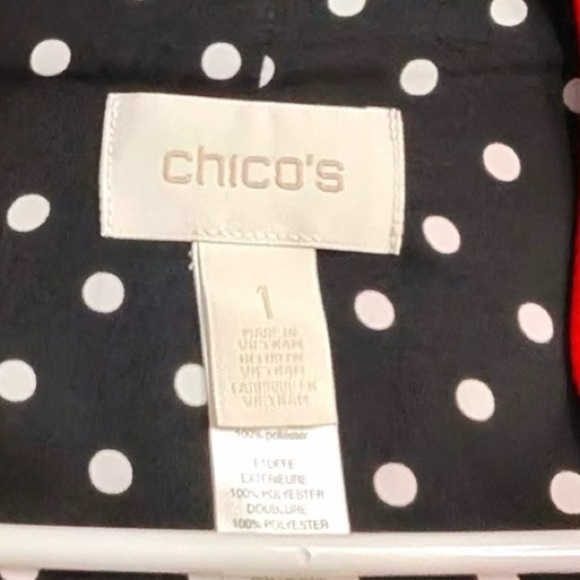 Chico's Bold Red Full Zip Jacket with Zipper - Picture 11 of 11